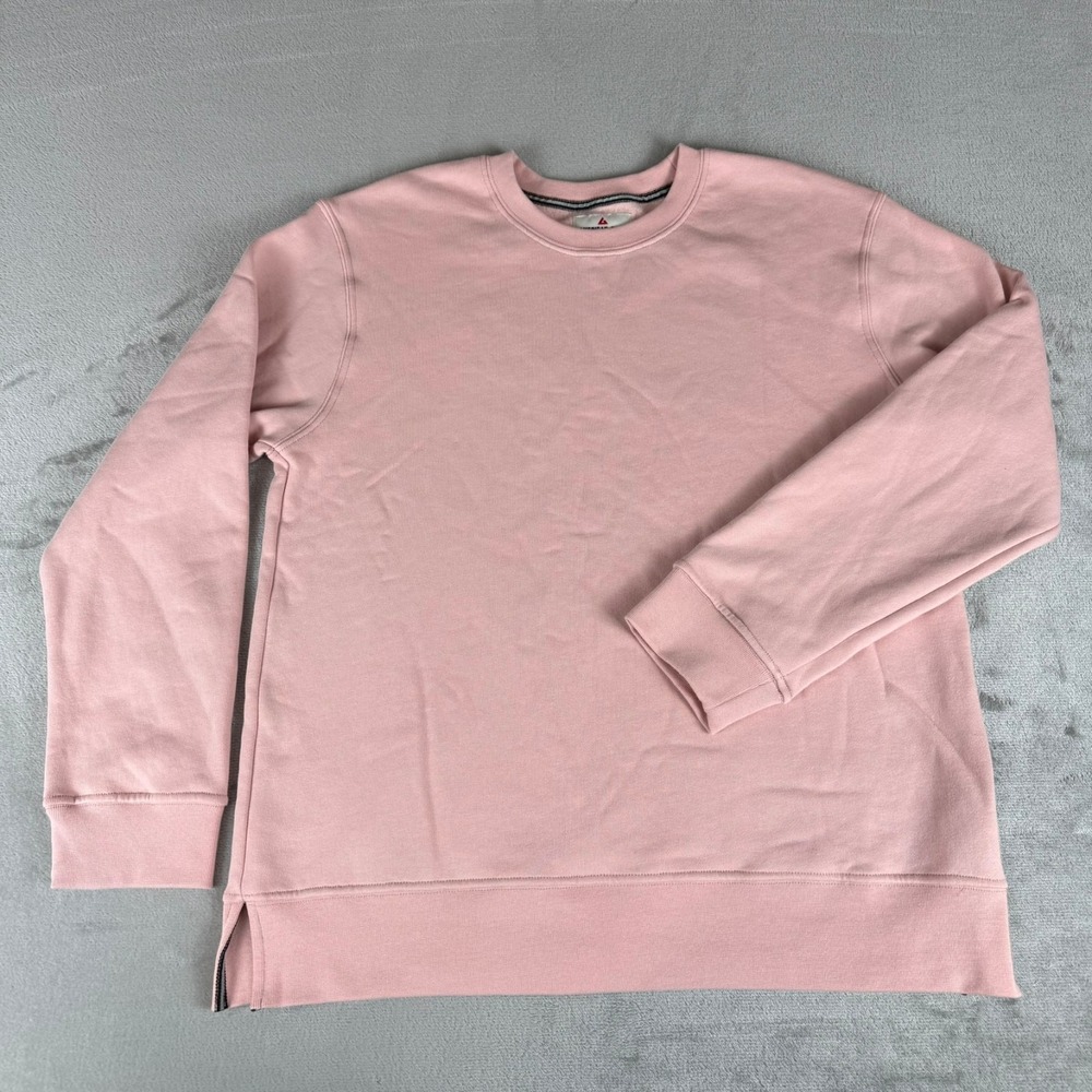 American Giant Midweight Sweatshirt Womens Medium Silver Pink $95 USA New NWOT